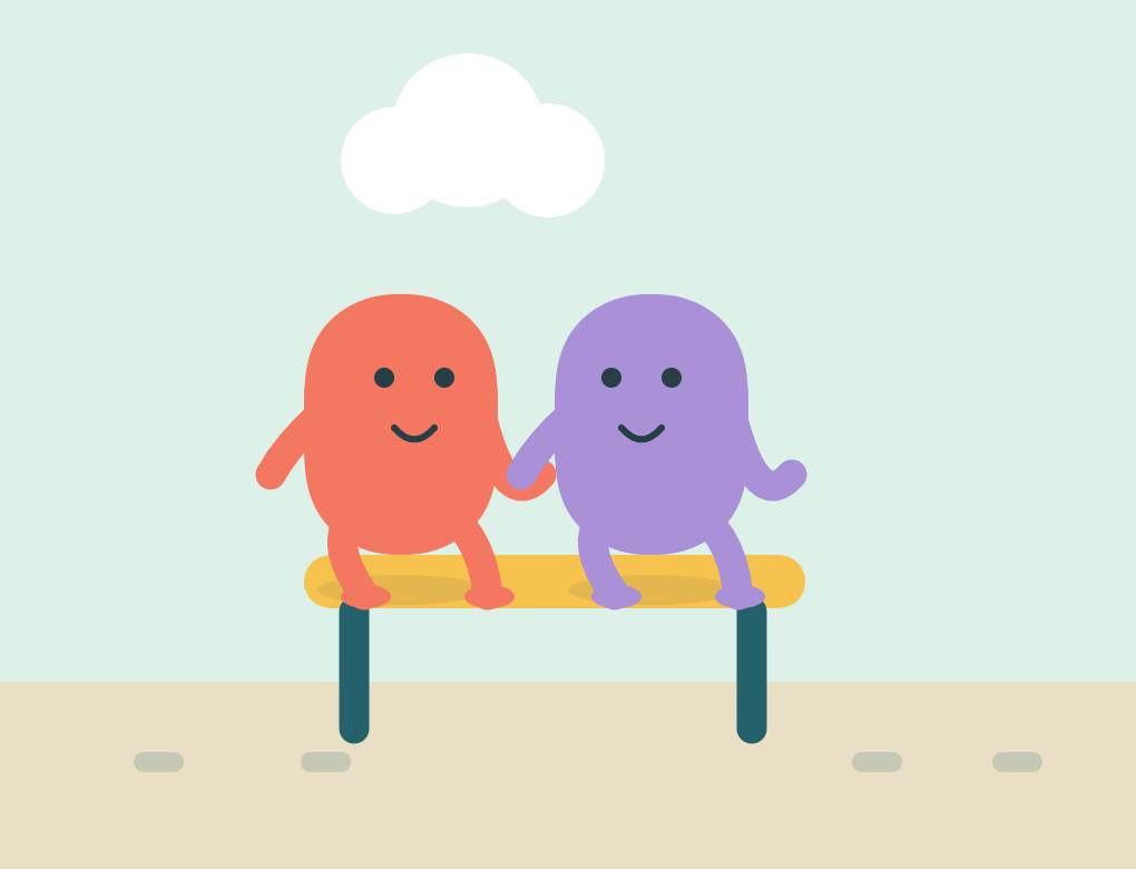 A scene from The Pebble Bench