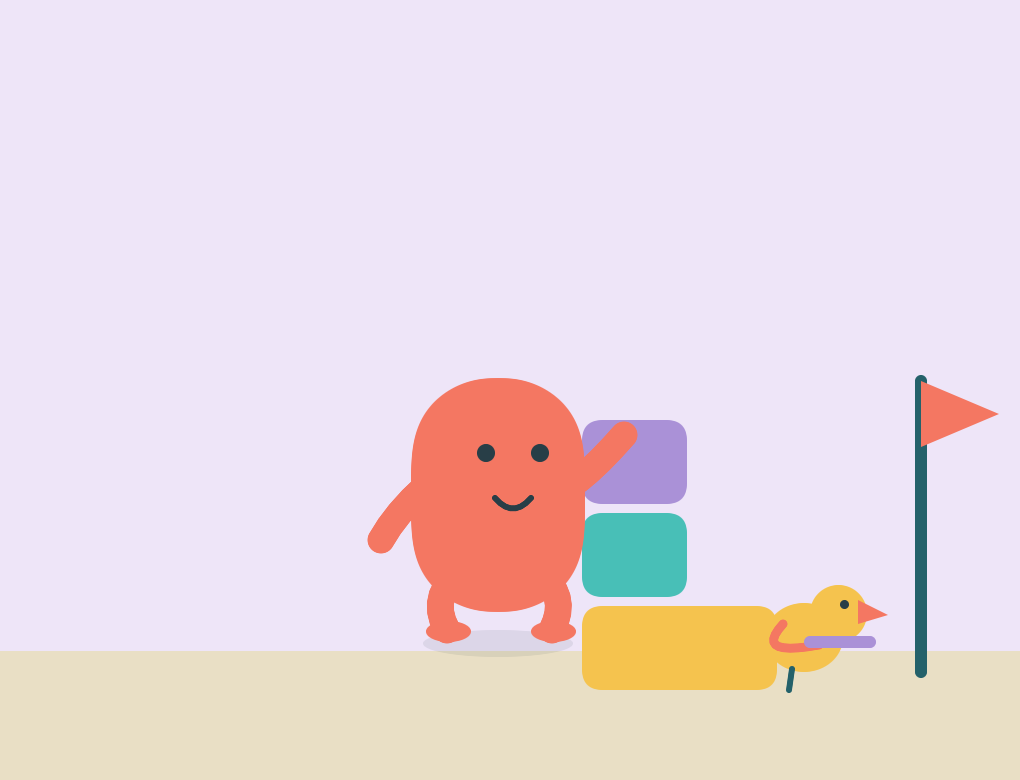 A scene from The Wobbly Tower